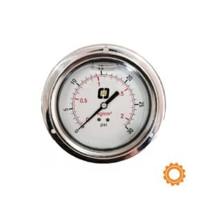 Manometro glicerina 0 a 300 psi conex trasera caratula 4 puLg
